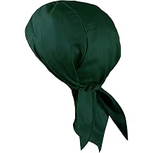 Solid Color Doo Rag with Sweatband, Made in America, Skull Cap for Men Women
