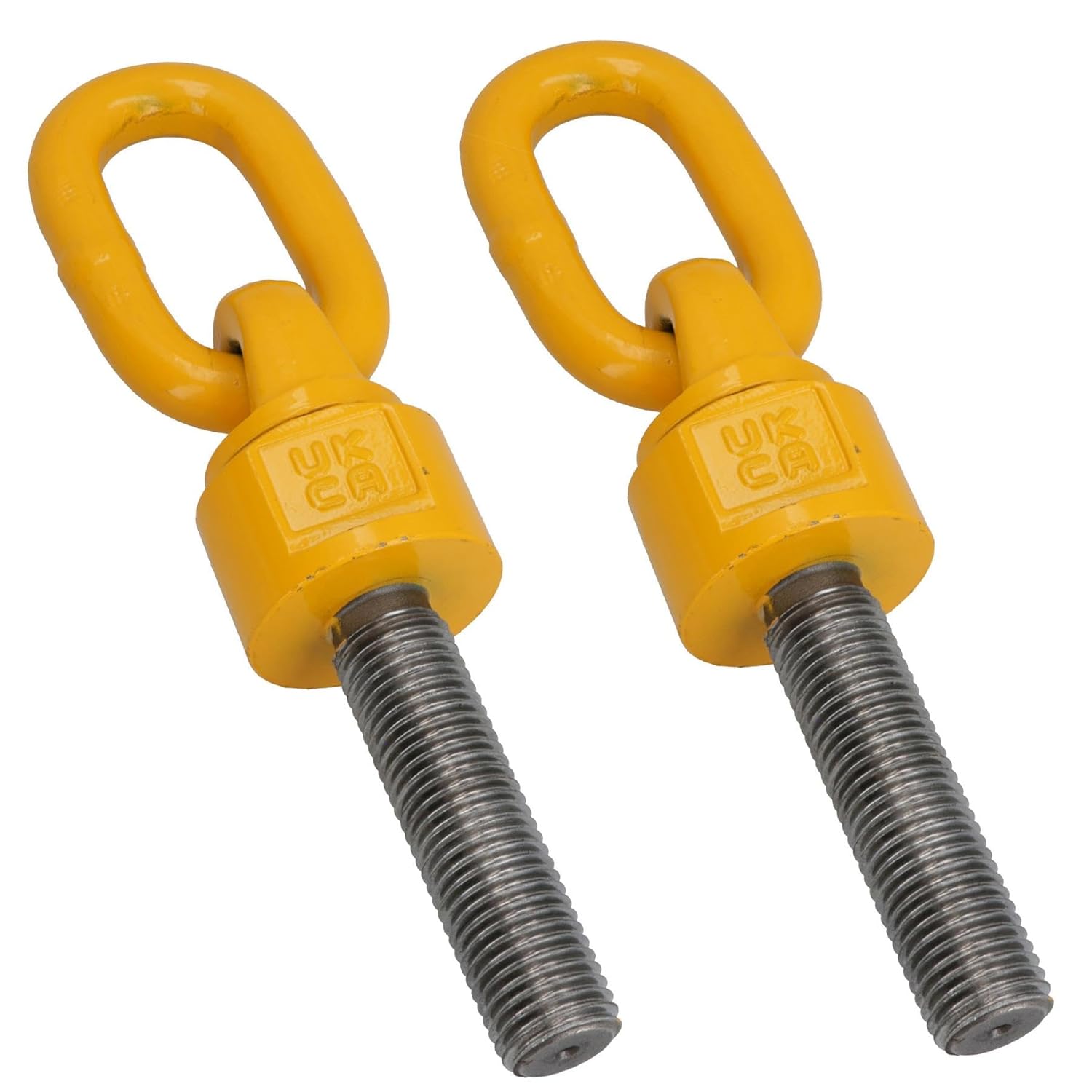 M30 x 120mm Swivel Rotating Lifting Point Eye Bolt with Ring 5.3 Ton Capacity 4pc