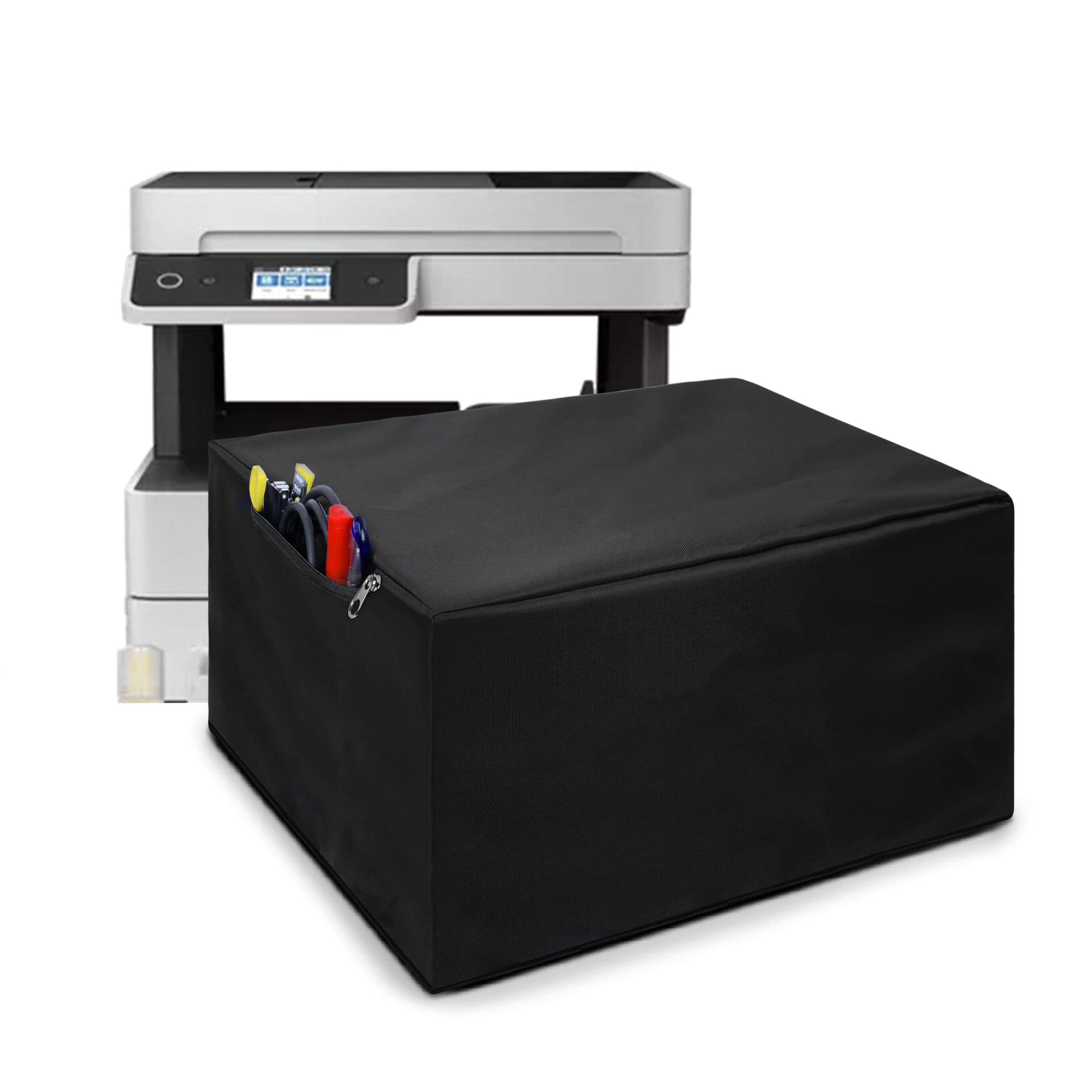 Alifiya Dust Proof Washable Printer Cover for Epson L6460 / M3170 All-in-One Duplex InkTank Printer - Black