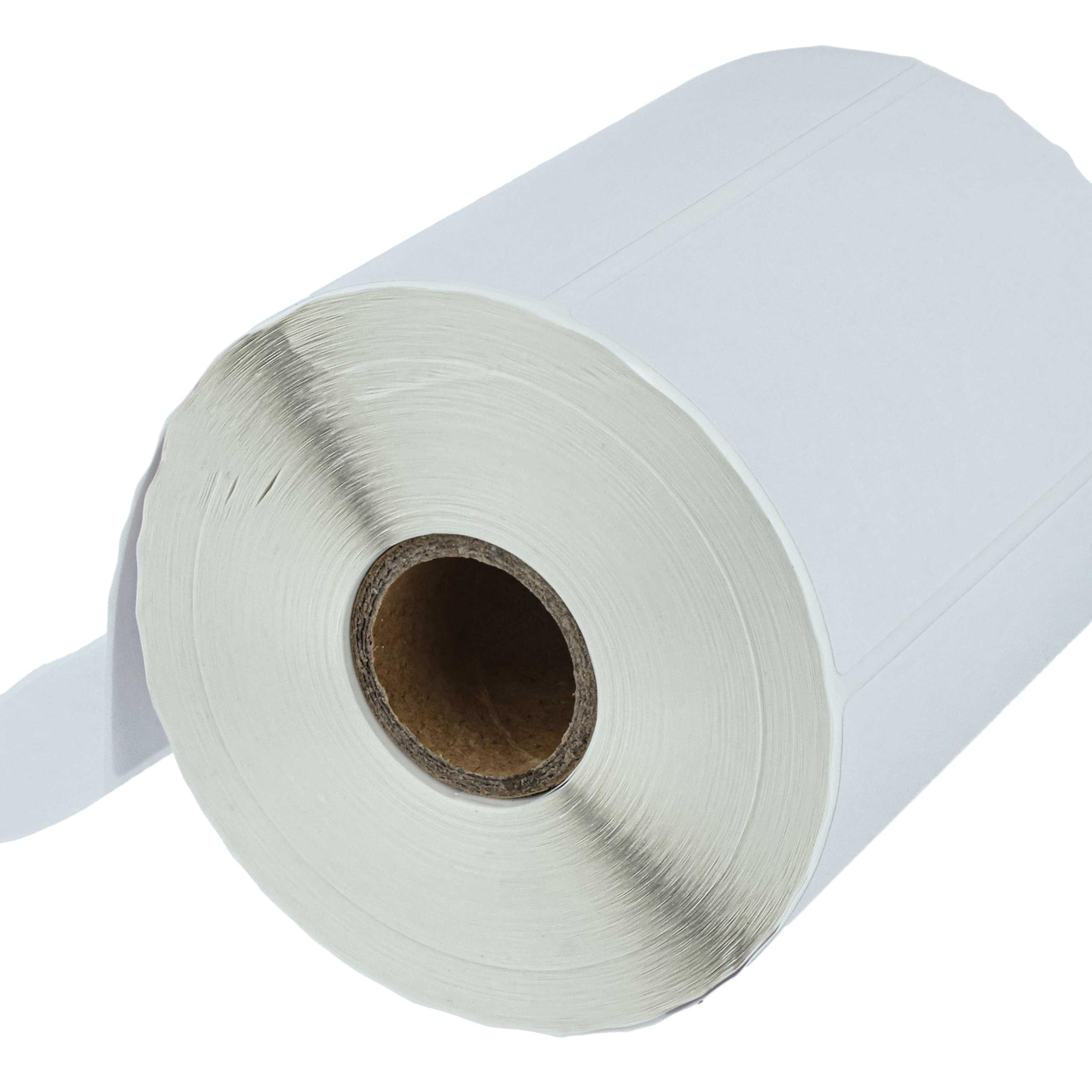 vhbw 10x rotolo etichette 50,8mm x 101,6mm (750 etichette) compatibile con Sato CX400 etichettatrice bianco