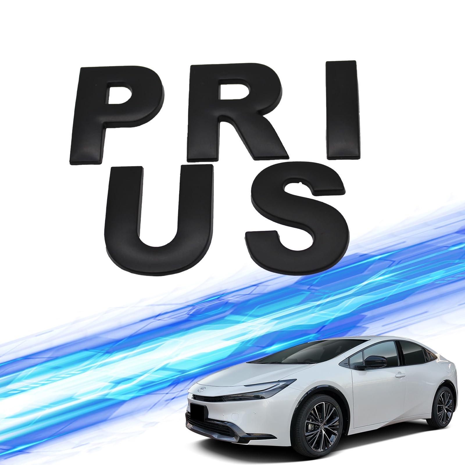 Amazon | WeCar プリウス60系 PRIUS文字 カスタムロゴエンブレム 