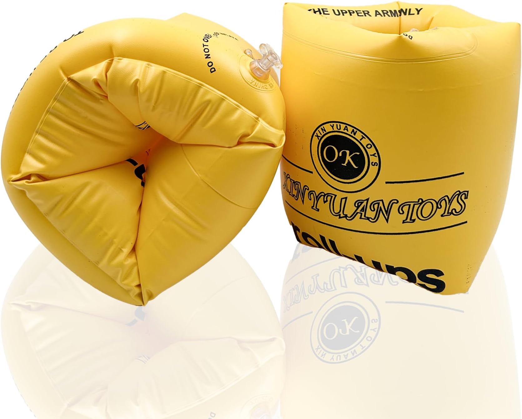 Arm Floaties for Kids and Adults - Inflatable Swimming Arm Ring, Dual Airbags Swim Float floaties for Kids 3-5 Toddlers Adults Children Perfect Summer Essential in The Pool