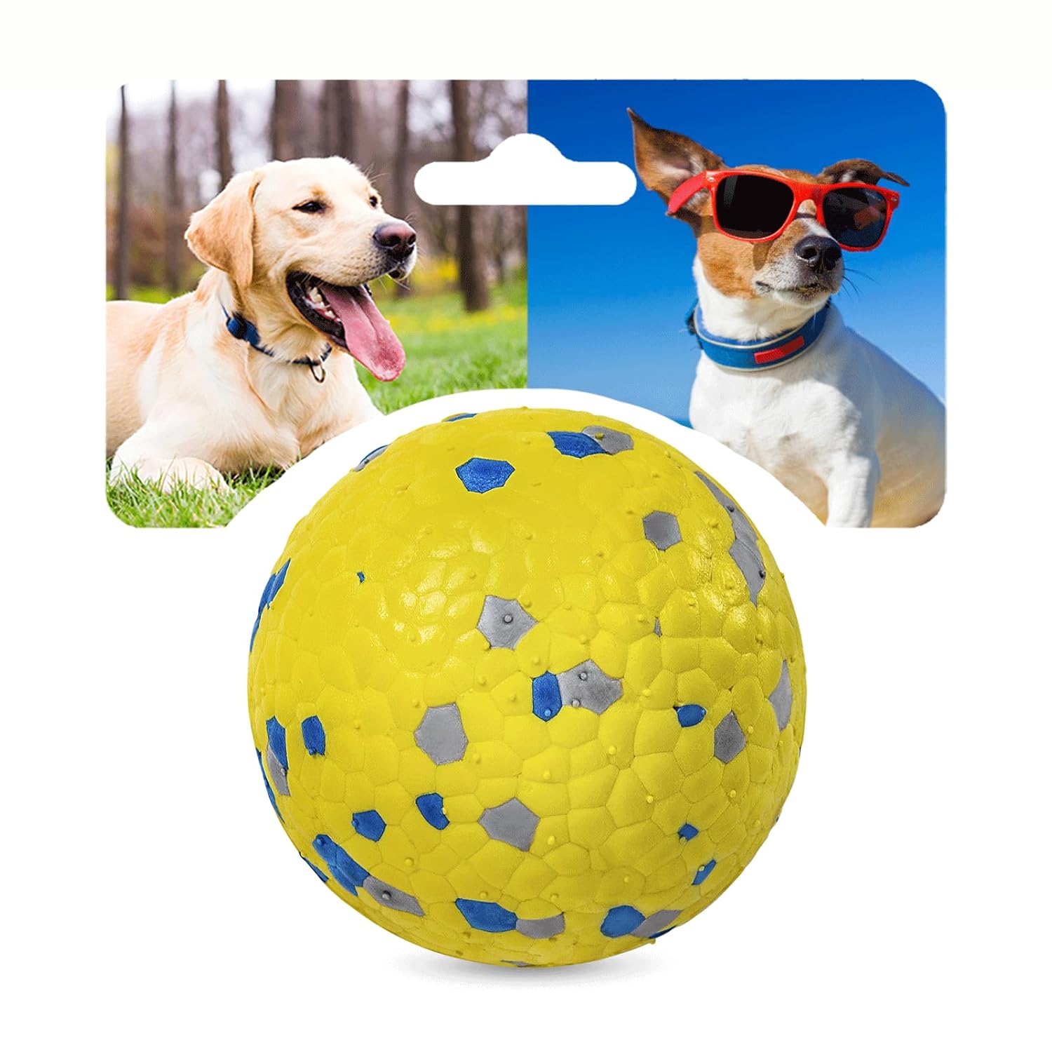 Indestructible Dog Ball Toy for Aggressive Chewers Floating Toy Durable Balls Interactive Chew Ball for Dogs 1ball