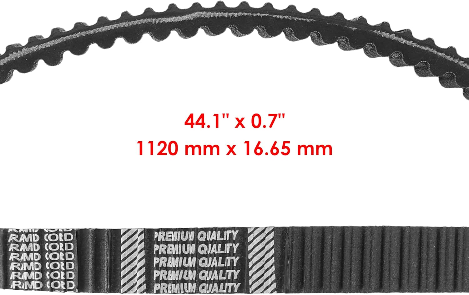 Caltric Drive Aramid Belt Compatible with Ski-Doo MX Z MXZ 600 600R 800 1200 2004-2023/ Grand Touring 600 900 1200 2010-2021/417300383 417300551