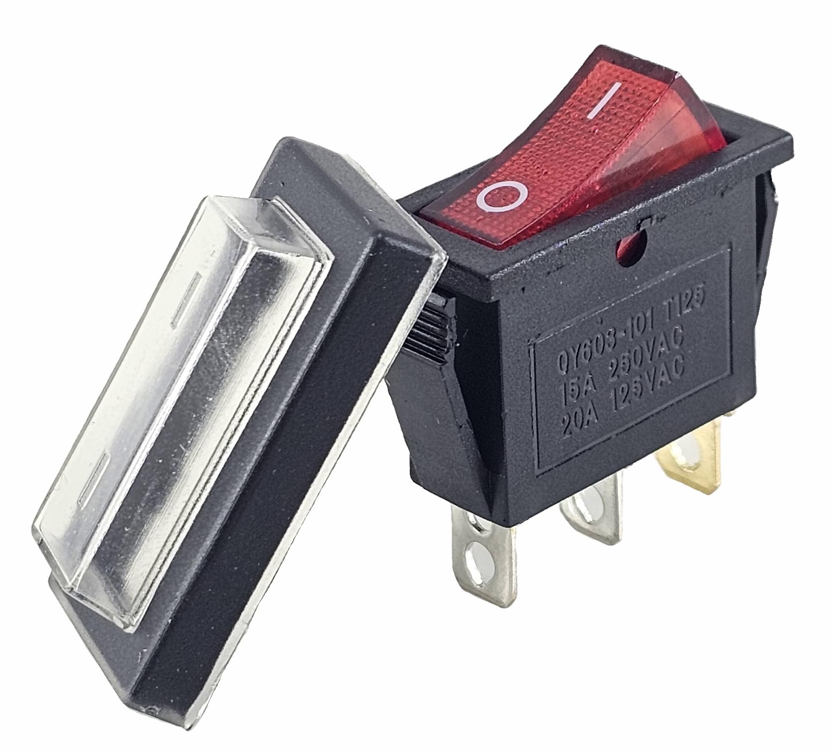 Illuminated Rocker Switch Numatic Illuminated Red Rocker Switch