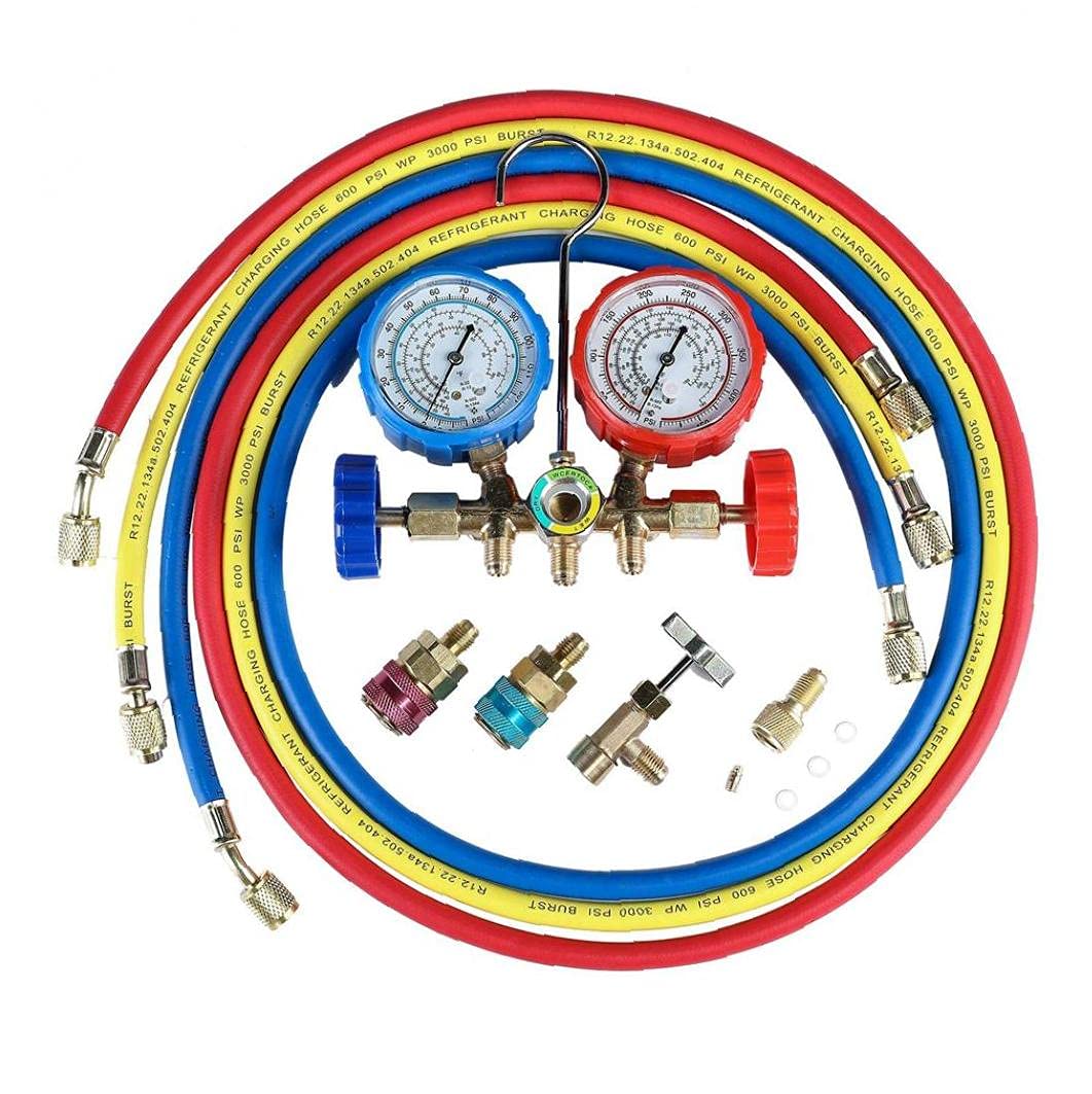 Buy Pressure gauge Air Conditioning Refrigerant Diagnostic Gauge AC