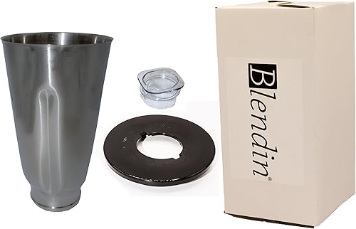 Miniatura 7 de Blendin Tarro y tapa de licuadora de acero inoxidable, compatible con Oster y Osterizer
