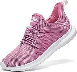 Tênis feminino sem cadarço, confortável, sem cadarço, para academia, treino, moderno, tênis