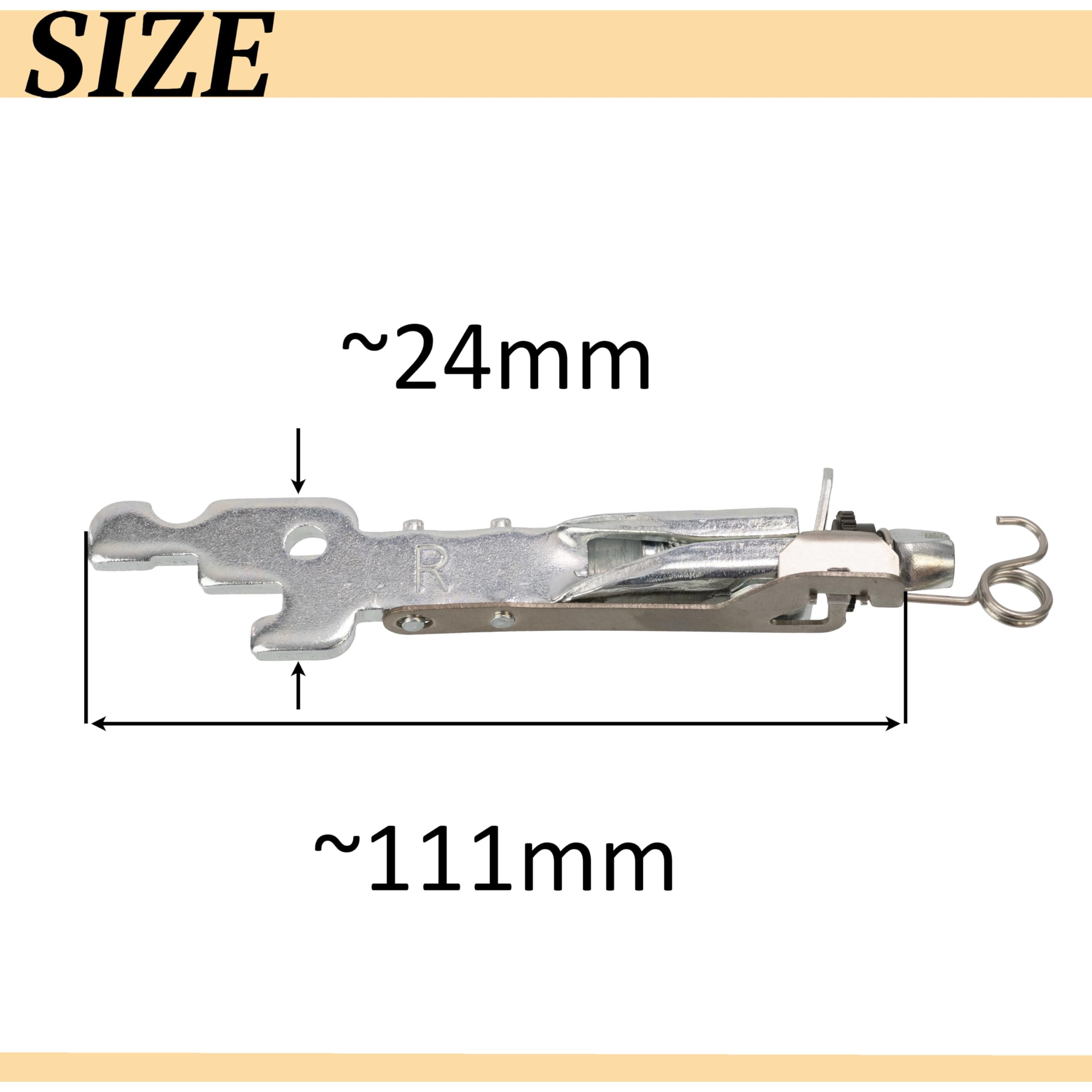 AERZETIX - C70426 - Kit di regolazione, freno a tamburo 2 pezzi sinistro e destro - compatibile con