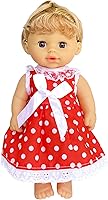 Vista 6 de Ropa de muñeca de bebé – 6 juegos de ropa de niña, vestido de bebé, accesorios para muñecas de 10, 11 y 12 pulgadas.