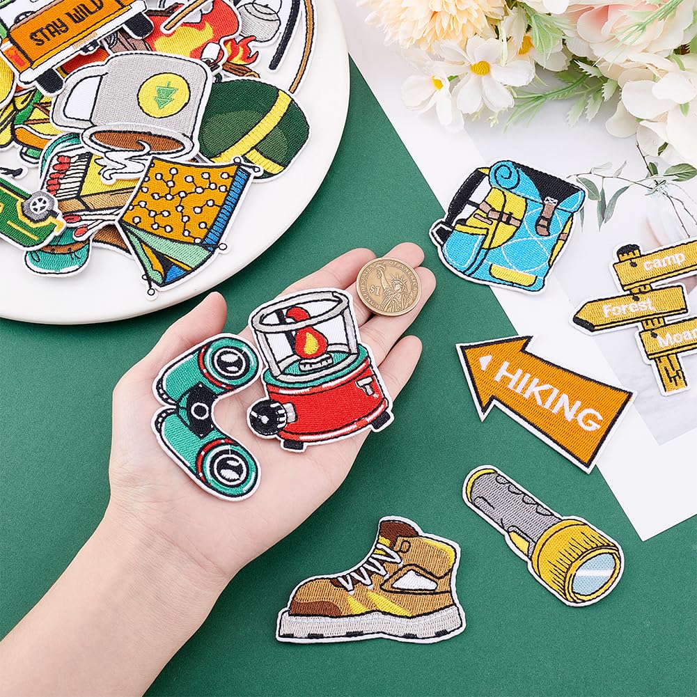 PH PandaHall 15 Stück Baseball Aufbügelflicken - Sport Patches Für Kleidung & Rucksäcke