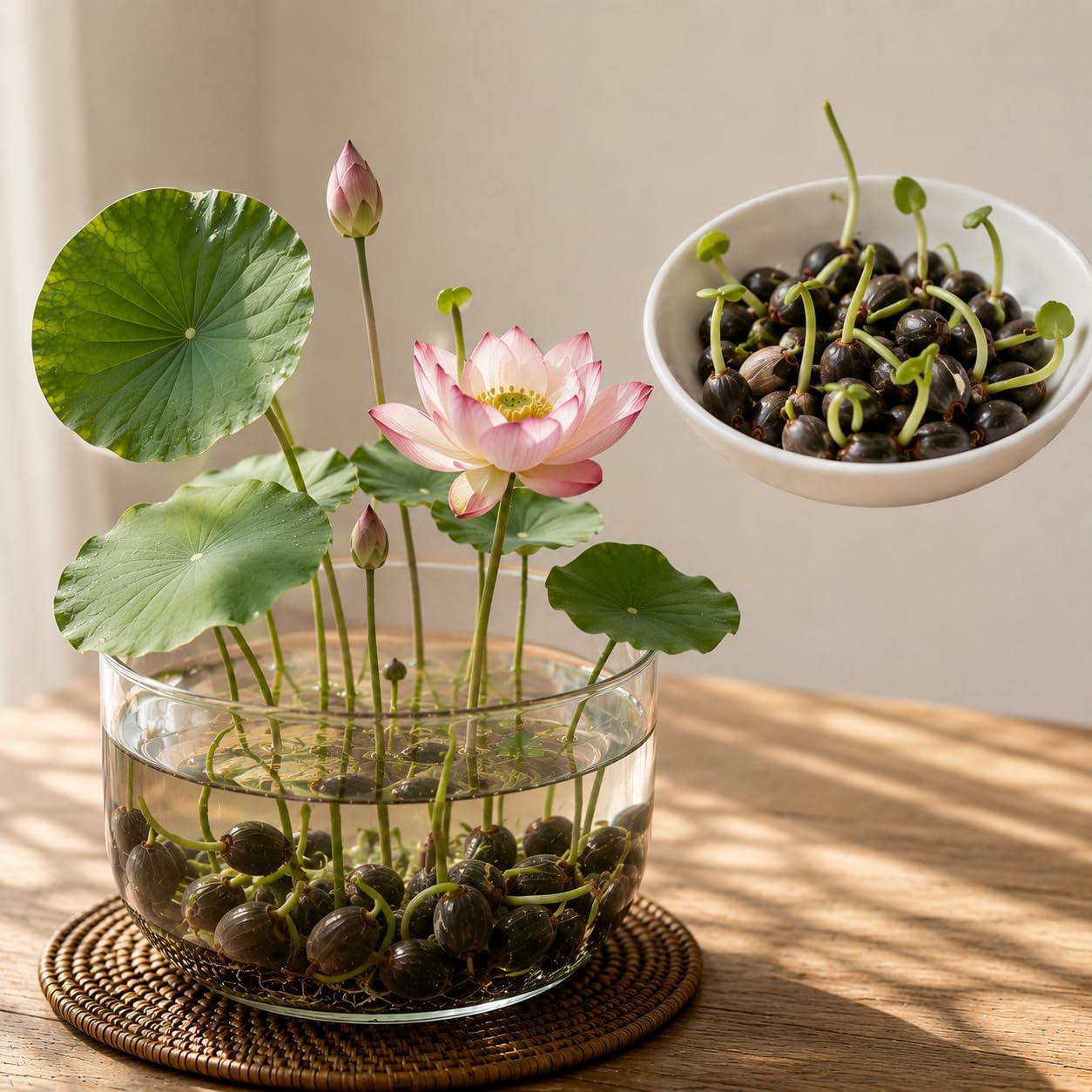 Amazon.co.jp: [TAIGU]睡蓮の種 10粒＋予備2粒 茶碗蓮の種 睡蓮 ハスの