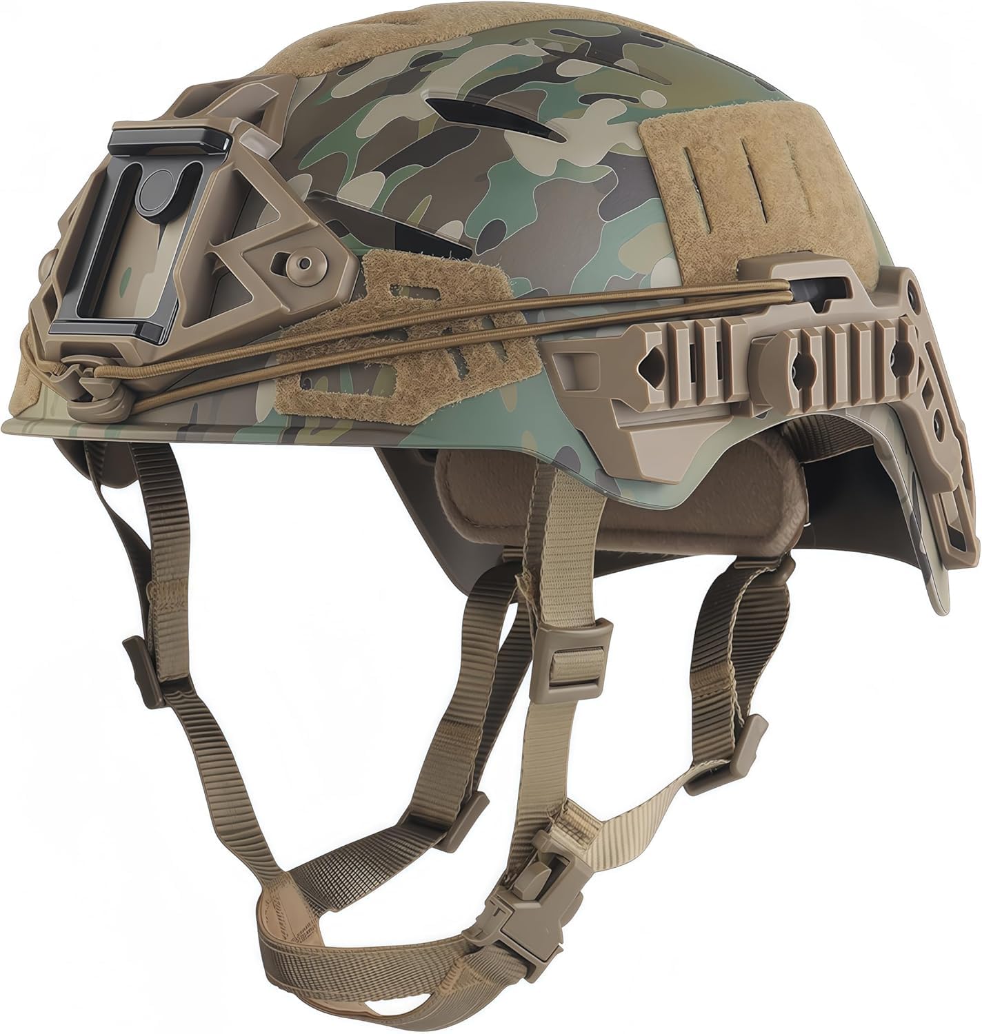 W.endy Tactical Helmet 3.0 Simplified Version Hunting Combat Training Protective Airsoft Helmet Outdoor Sports Gear (CP)