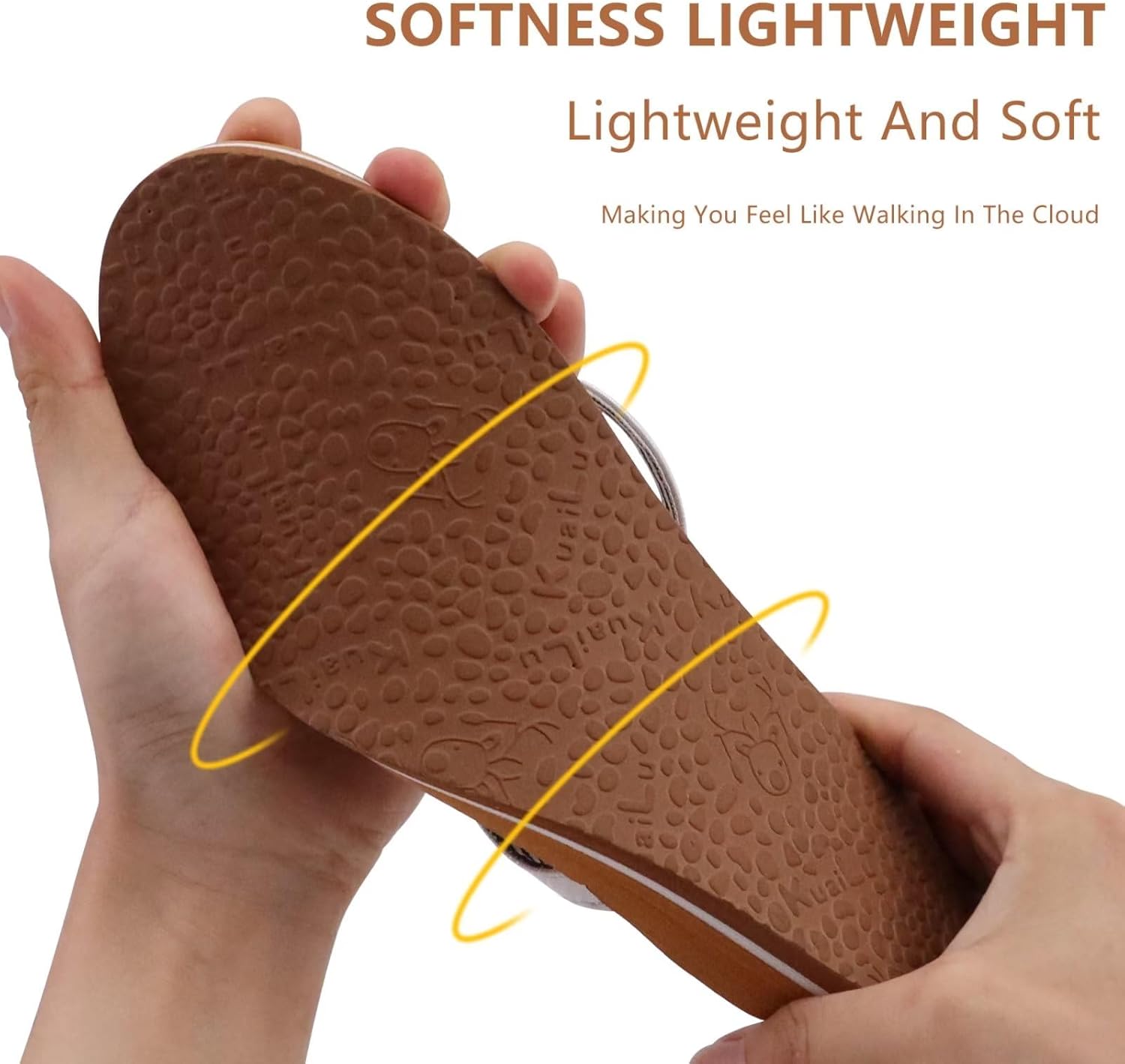 KuaiLu Womens Fashion Flip Flops Ladies Lightweight Summer Beach Yoga Mat Thong Sandals with Comfortable Arch Support - Image 6