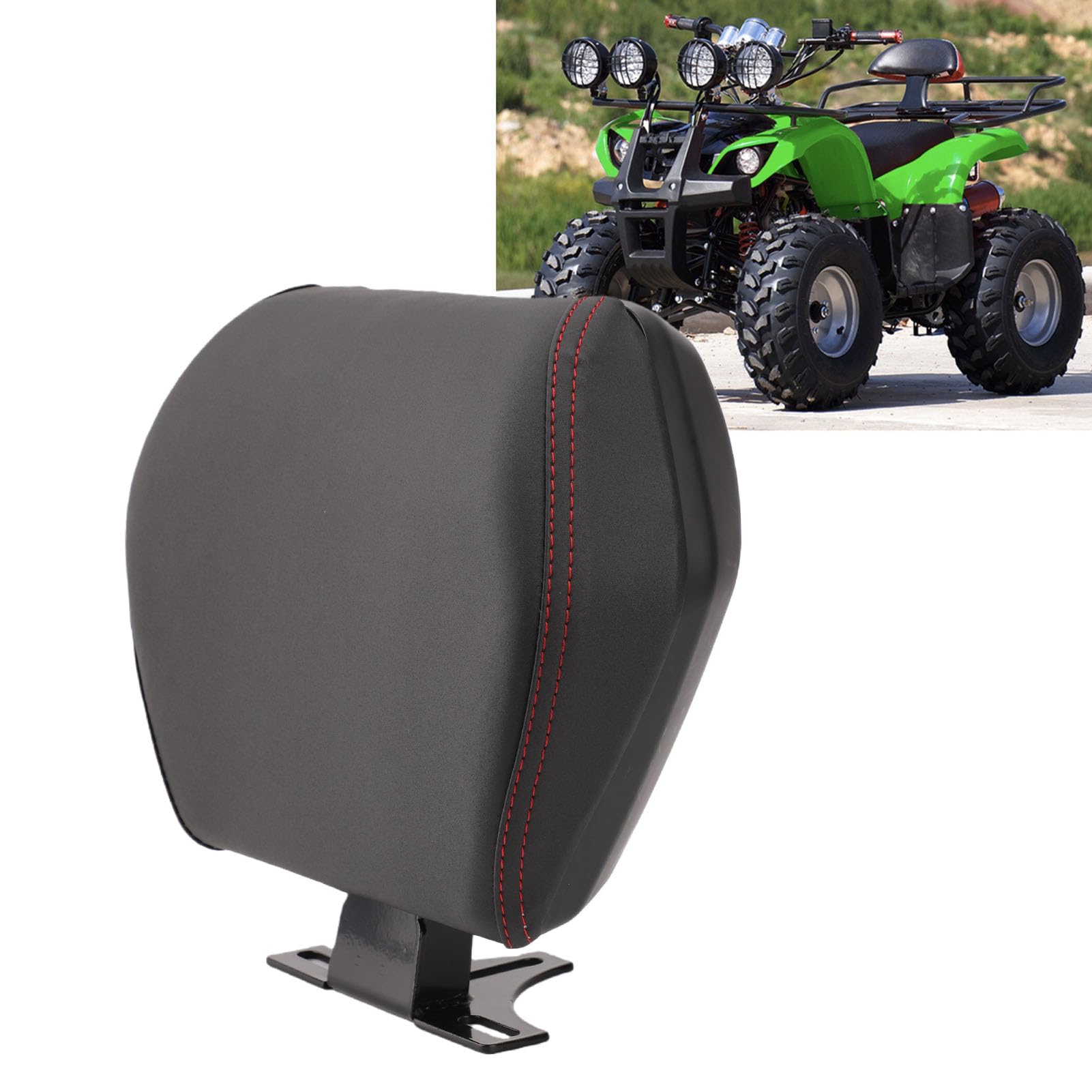 Ausla Dossier Arrière de Moto, Dossier de de Passager Arrière de Moto Confortable pour VTT, Scooters, Croiseurs, Cyclomoteurs