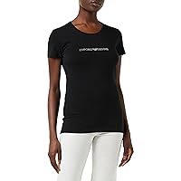 Emporio Armani Crew Neck T-Shirt Iconic Logoband, Maglietta Donna