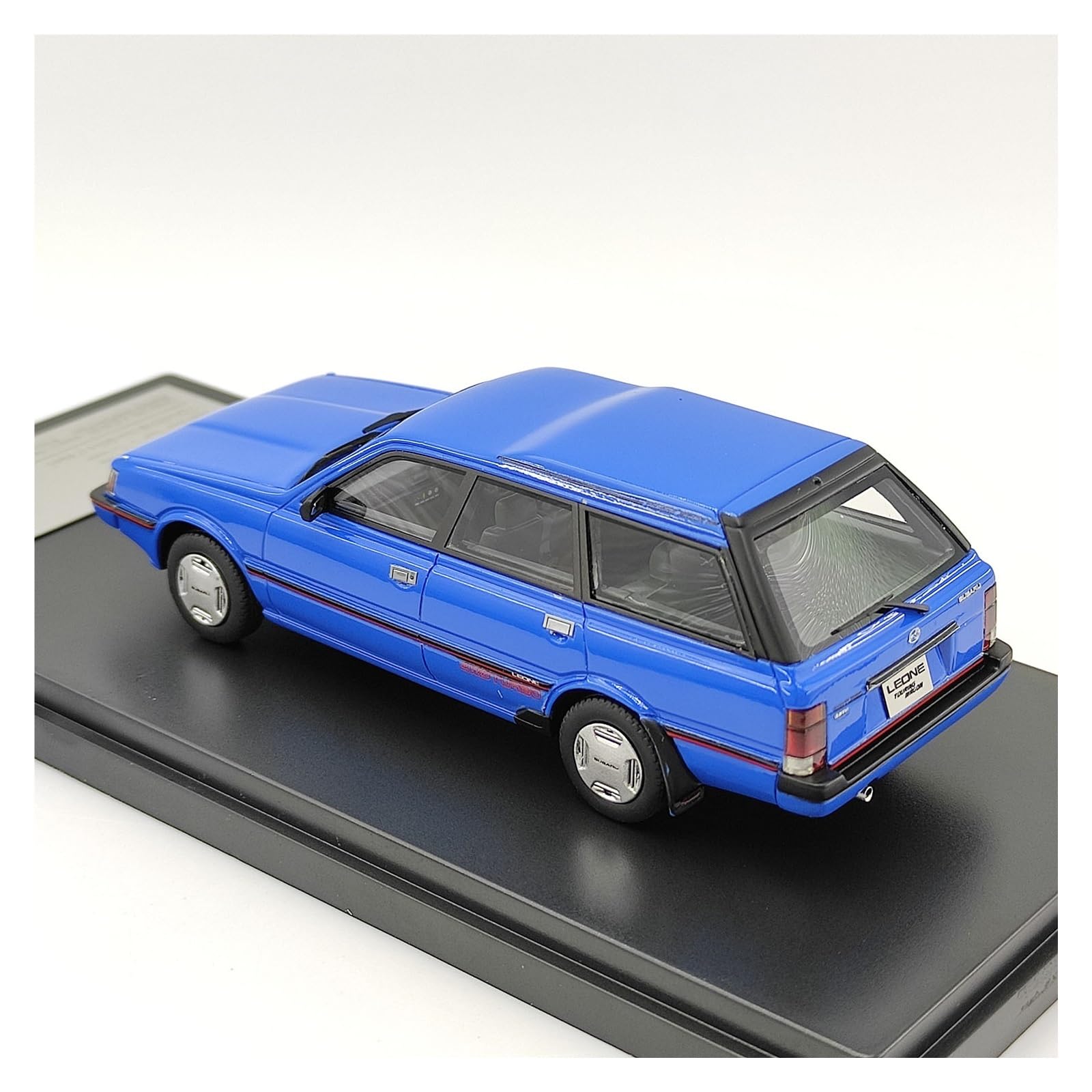 Metallo Scala Replica 1 43 Per Subaru Leone Touring Wagon 1984 Modello Di Auto In Resina Blu Vintage Da Collezione Per Adulti Hobby Veicoli Giochi Set