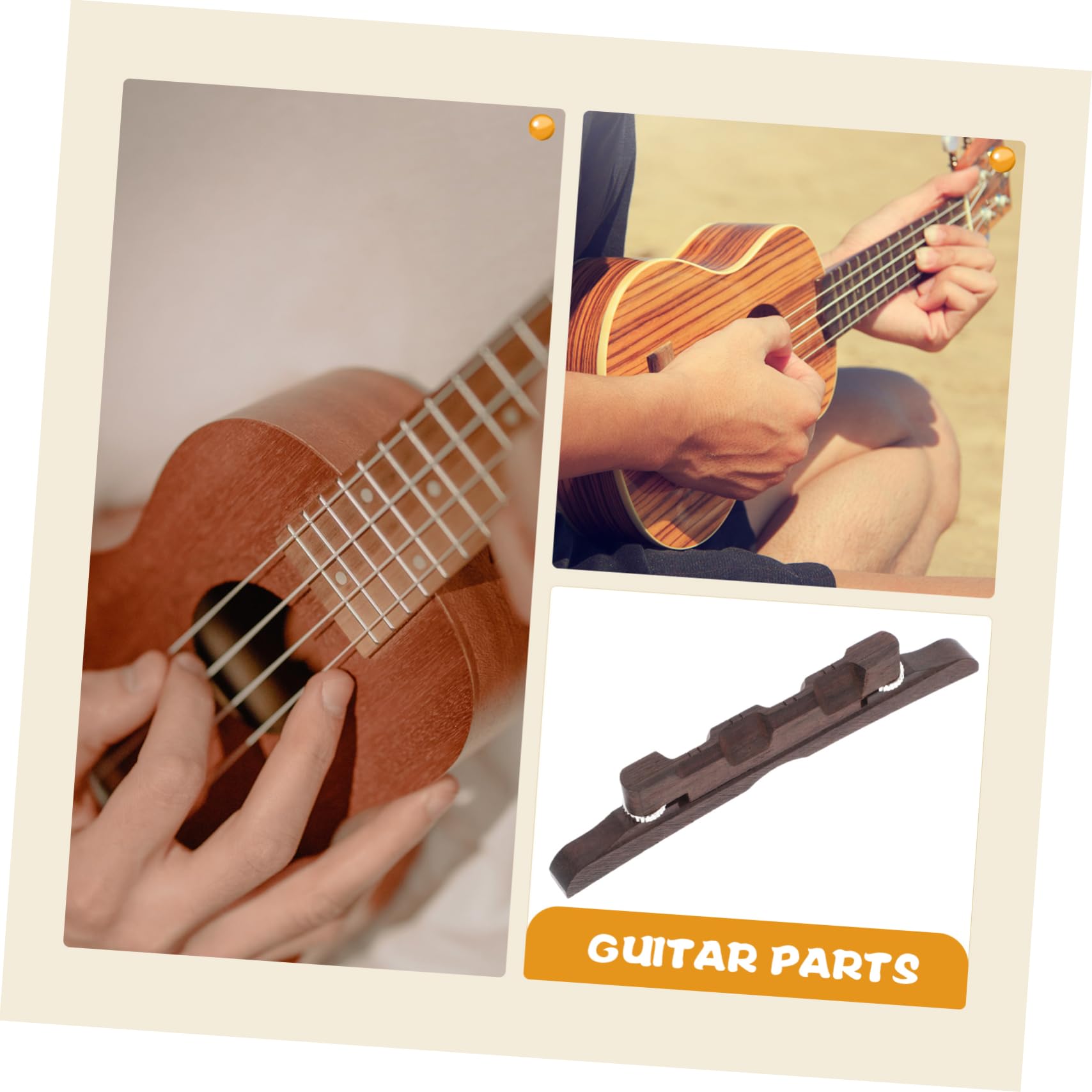 Toyvian mostek i siodełko do gitary Gitara jazzowa Archtop Mostek do gitary jazzowej z siodełkiem archtop jazz Siodełko jazz Palisander
