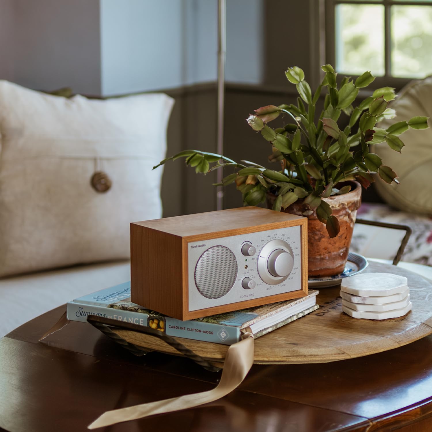 Tivoli Audio Radio FM/Am Model One (Madera de Cerezo/Plata)