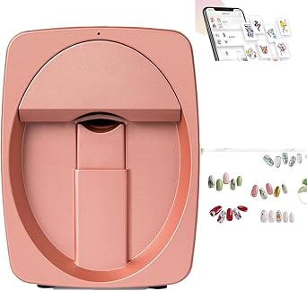 Nail Printer Art Machine, Upgrade Portable 3d Painting W/Multiple Accessories, 1000+ Designs, Smart Diy Fingernail, for Beauty & Personal Care for Girls Home Nails