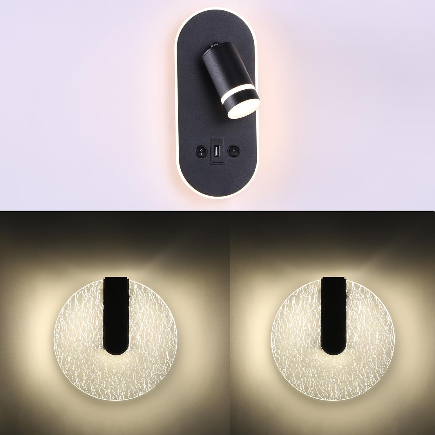 RV LED Wall Sconce Light Fixture and 2Pack RV LED Wall Sconce Light Fixture