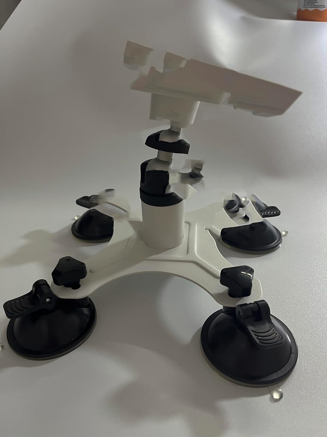 Starlink Mini Suction Mount, 360° Adjustable Starlink Mini Car Mount with Rubber Suction Cups, Window Dish for Car Roof/RV/Trucks/Boat (Black)