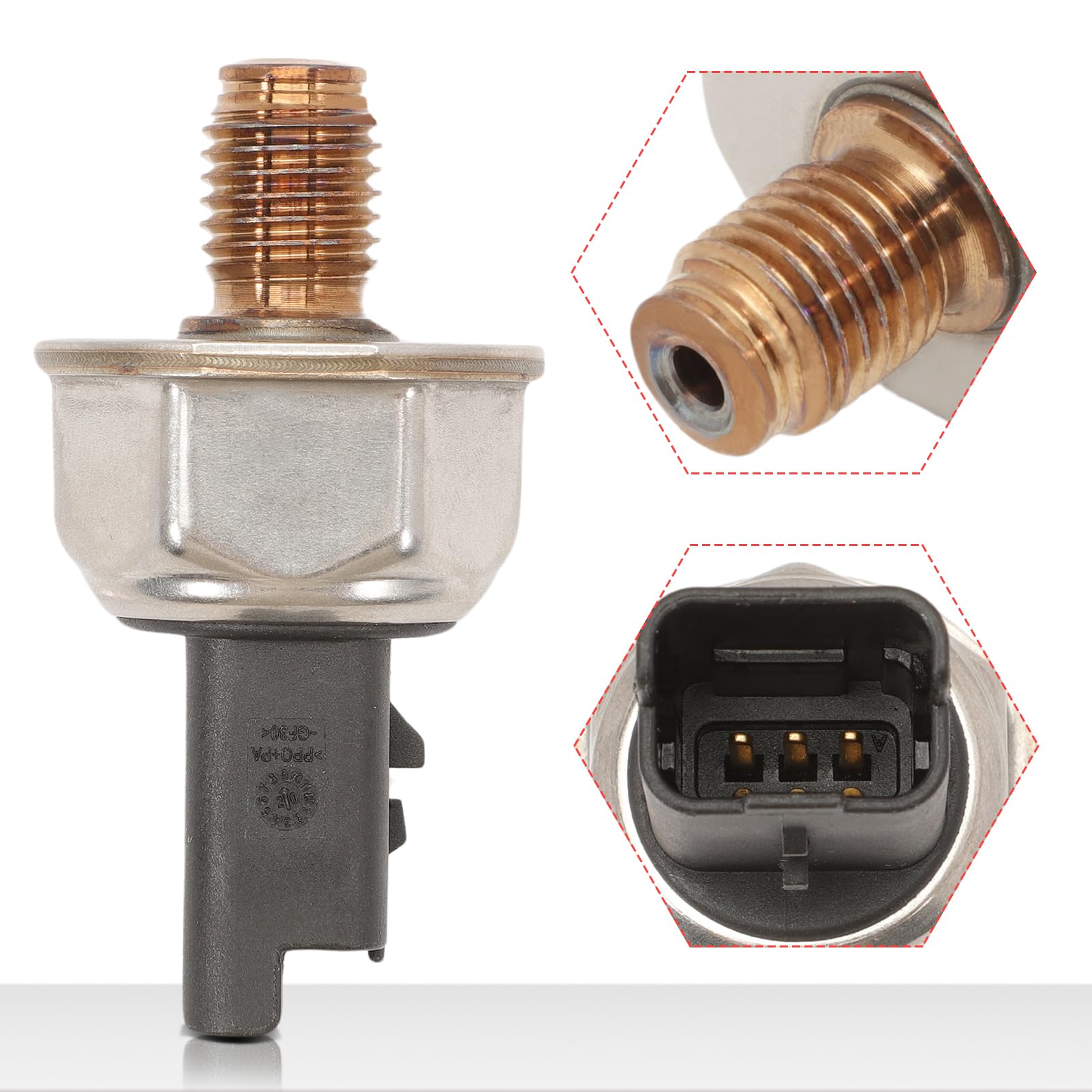 Sensor de Presión Combustible für 55PP03-01 9307Z507A 9307Z511A 1334946 1S4Q-9D280-AD