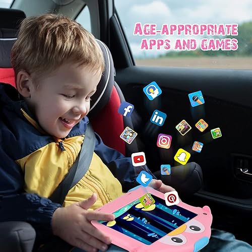Miniatura 5 de Tablet para niños tablet de 7 pulgadas para niños Android 10 tablet para niños protección ocular de 32 GB aplicación preinstalada tableta de