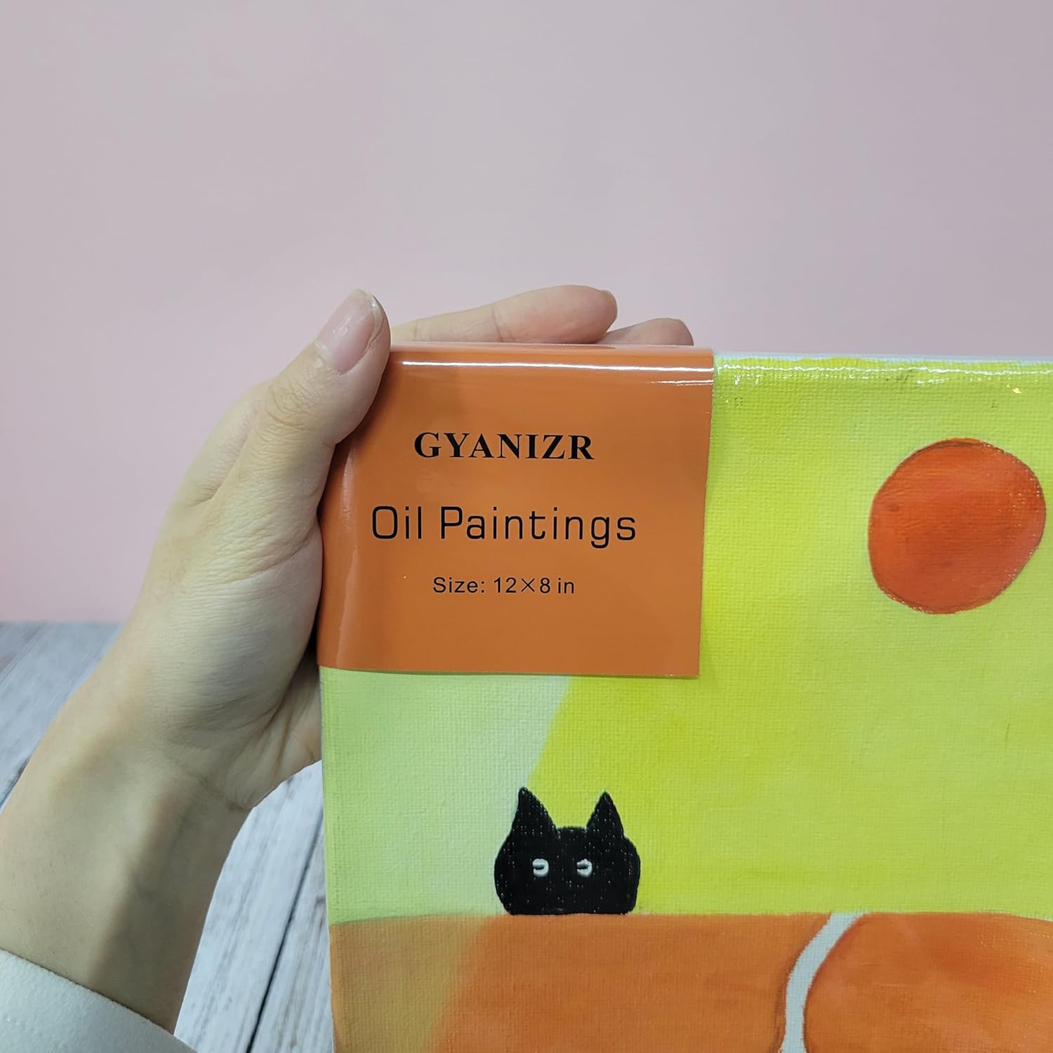 GYANIZR Oil Paintings, Hand Painted Oil Painting on Canvas – Wall Decor Gift