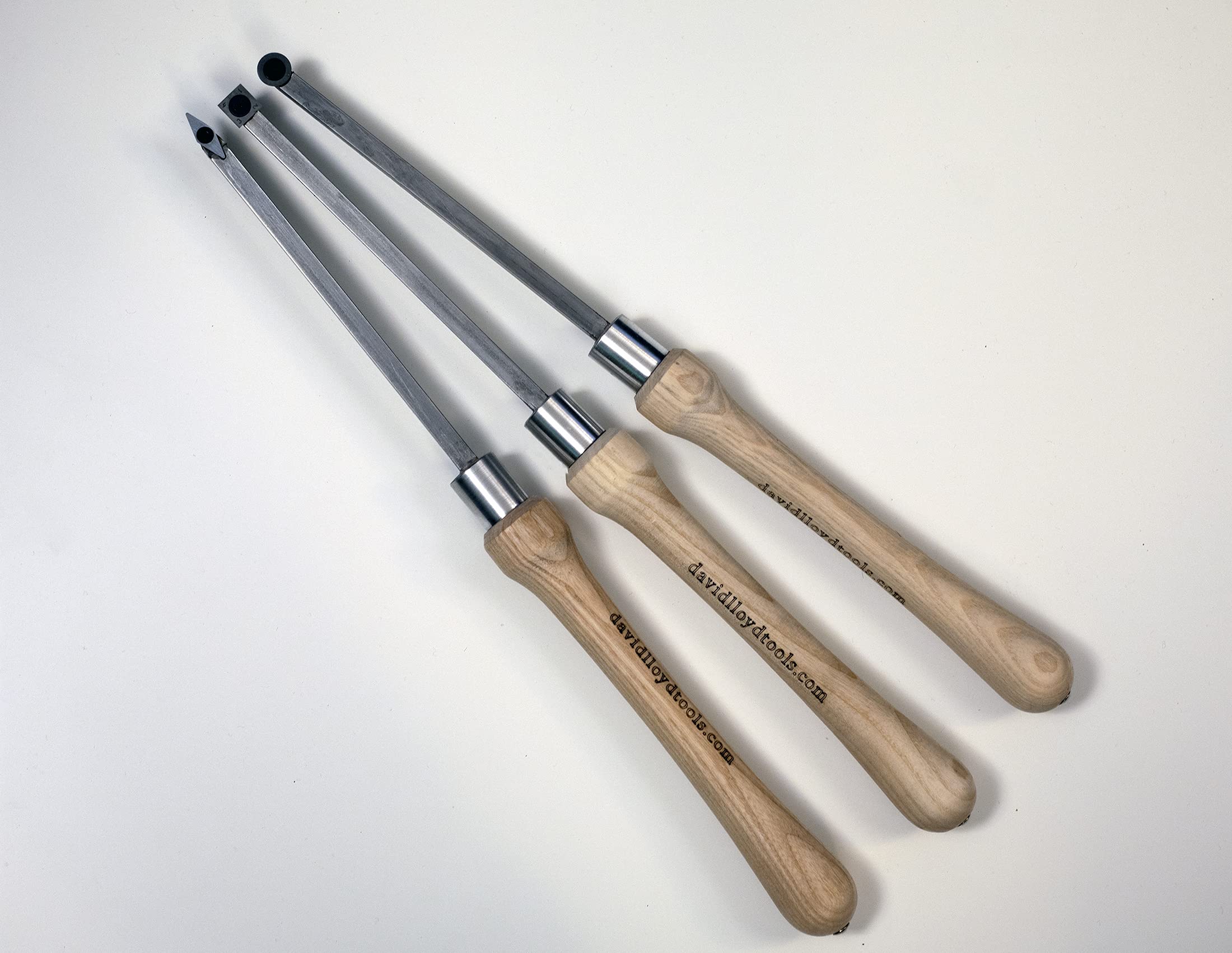 Punte A Scalpello Per Legno In Carburo – Set Da 3 Pezzi Bowl Buster – Con Viti E Chiave A Brugola – David Lloyd