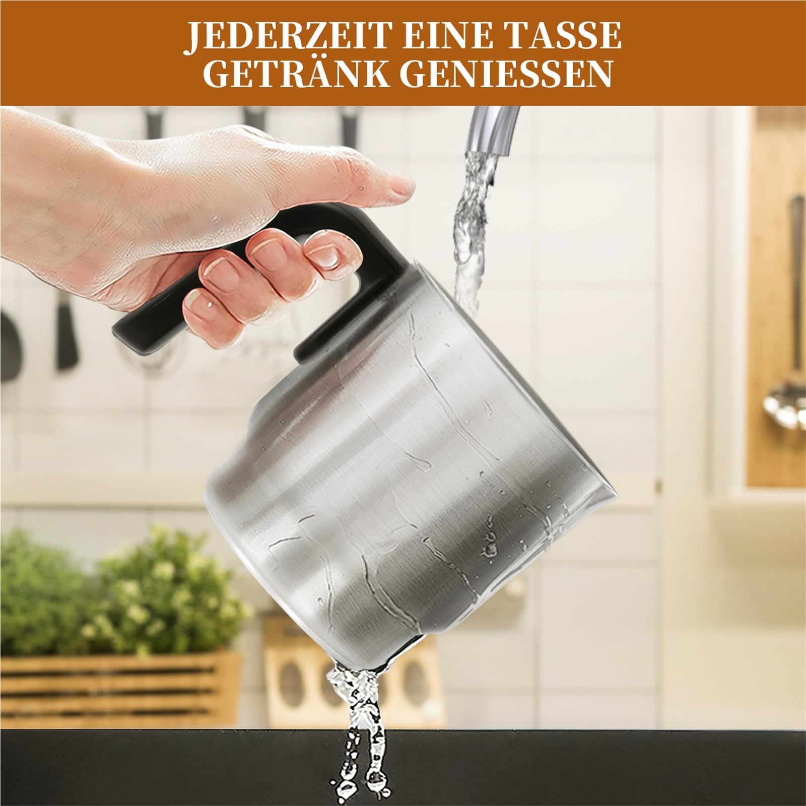 Elektryczny spieniacz do mleka i parowar 4 w 1, elektryczny spieniacz do mleka do kawy 500 ml, automatyczny przyrząd do przygotowywania ciepłej i zimnej piany, spieniacz do mleka Latte, nadaje się do