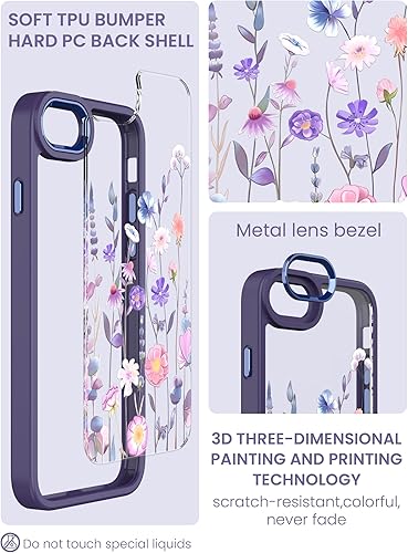Miniatura 4 de Dretal Funda protectora para iPhone SE 20222020, iPhone 87, con 2 protectores de pantalla, de grado militar, parte trasera dura y borde suave,