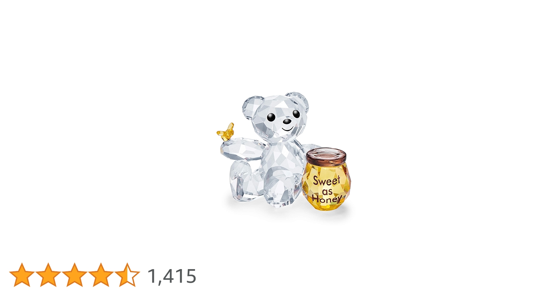 SWAROVSKI クリスベア Sweet as Honey Kris Bear Sweet As Honey is here to warm your heart in pure