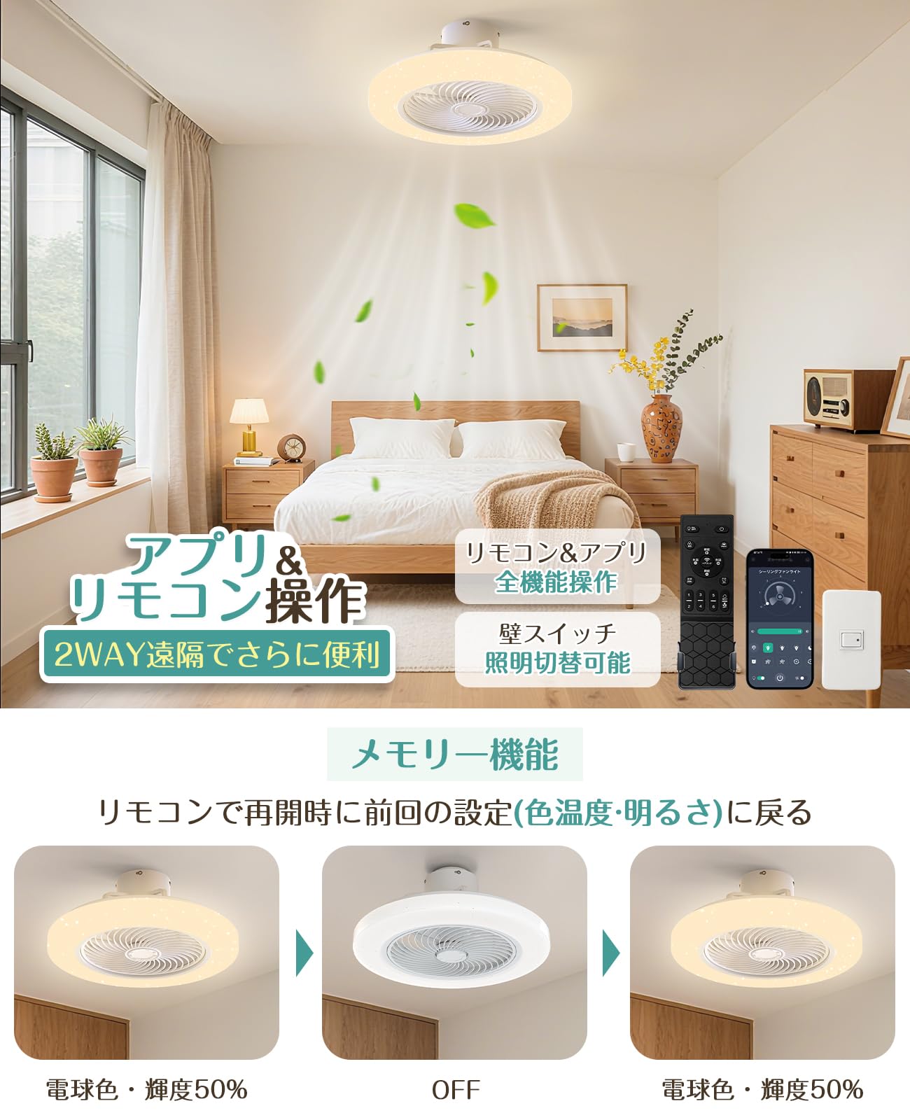 2025最新 星空効果　シーリングファンライト サーキュライト 照明 5枚羽根 Amazon.co.jp : 【2025最新 星空効果】シーリングファンライト 天井