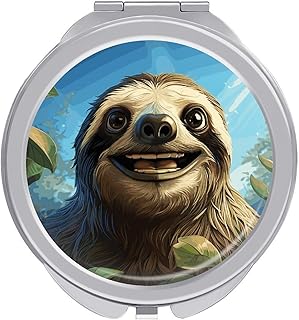 Espejo portátil de maquillaje de viaje, diver...