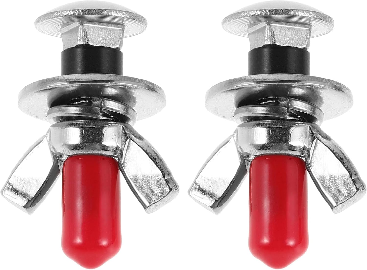 2pcs Stainless Steel Butterfly Screws for Scuba Diving Backplate Sturdy Underwater Diving Bolts with Wing Nut Tank Accessories