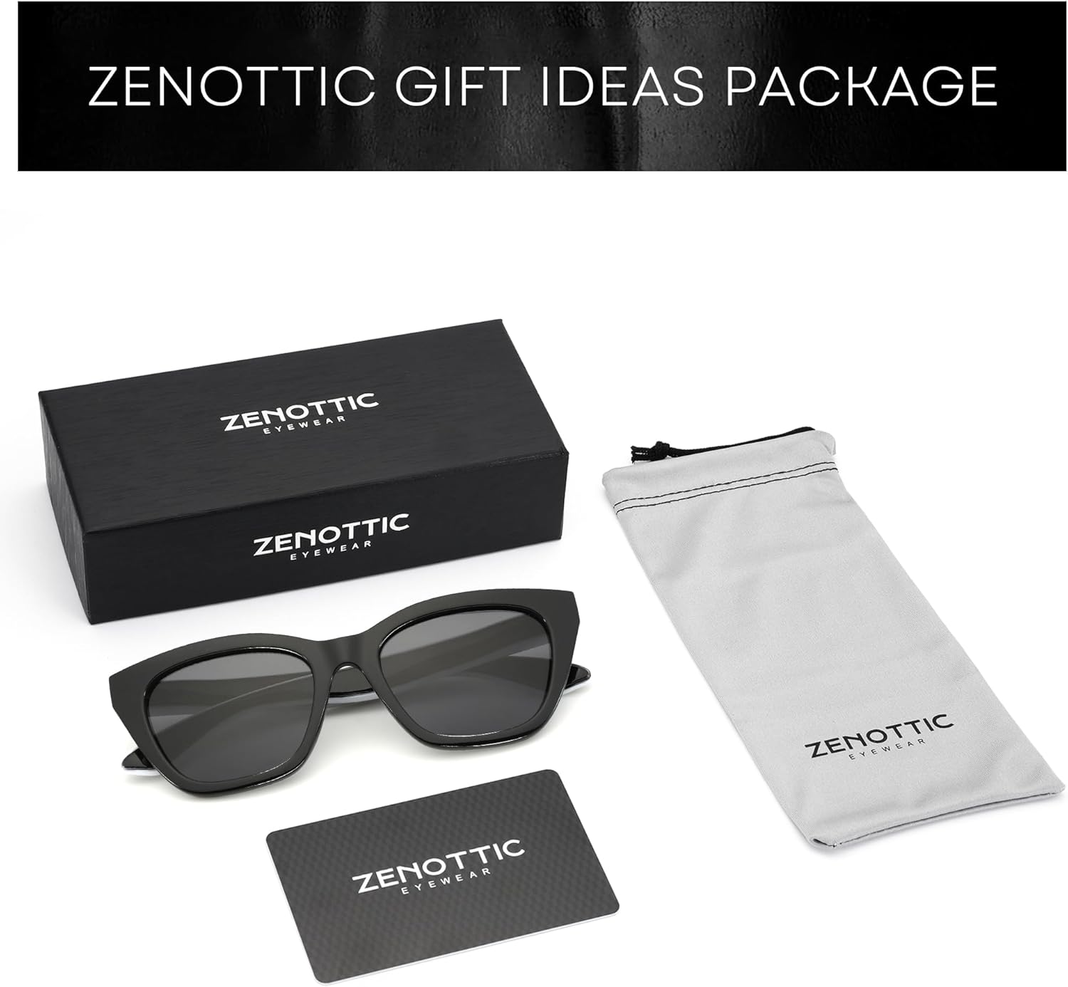 ZENOTTIC Polarized Sunglasses Women Cateye: Trendy Sun Glasses for Ladies - Retro Classic Shades UV400 Protection - Image 6