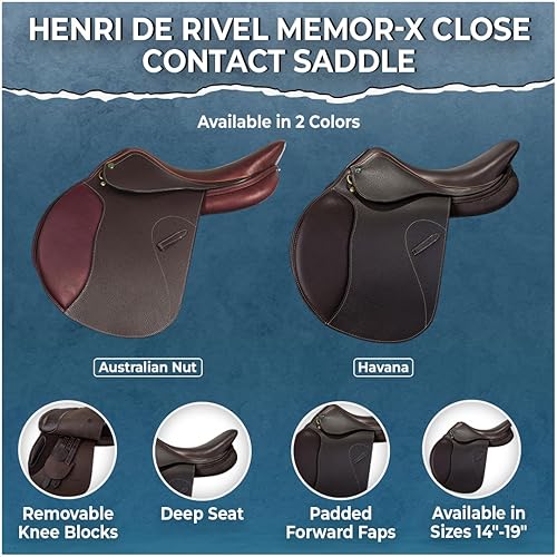 Miniatura 3 de Henri de Rivel HDR Memor-X Sillín de contacto de cierre 18R Austrln Nut