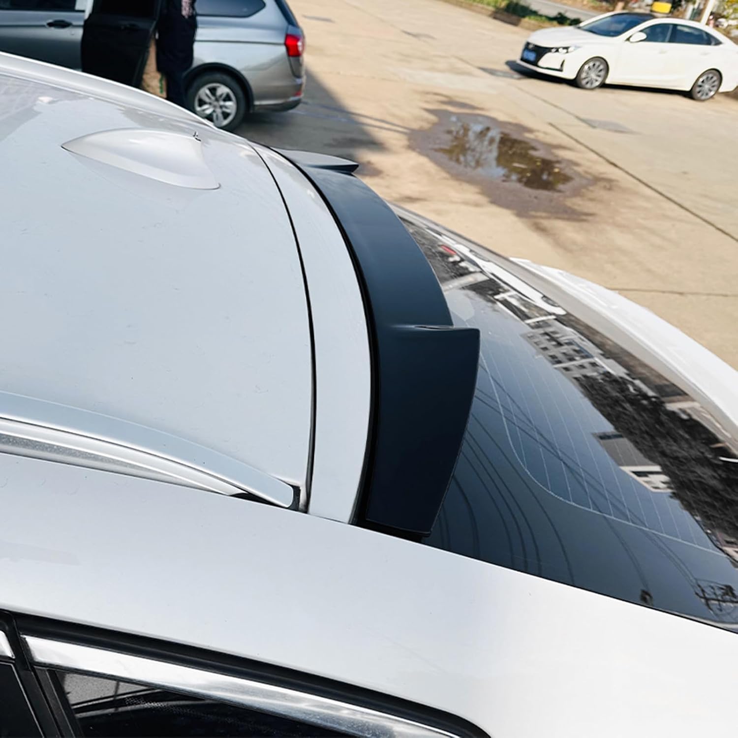 Rear Trunk Roof Spoiler Wing Splitter Kit Decor for BMW X6 F16 2015-2019