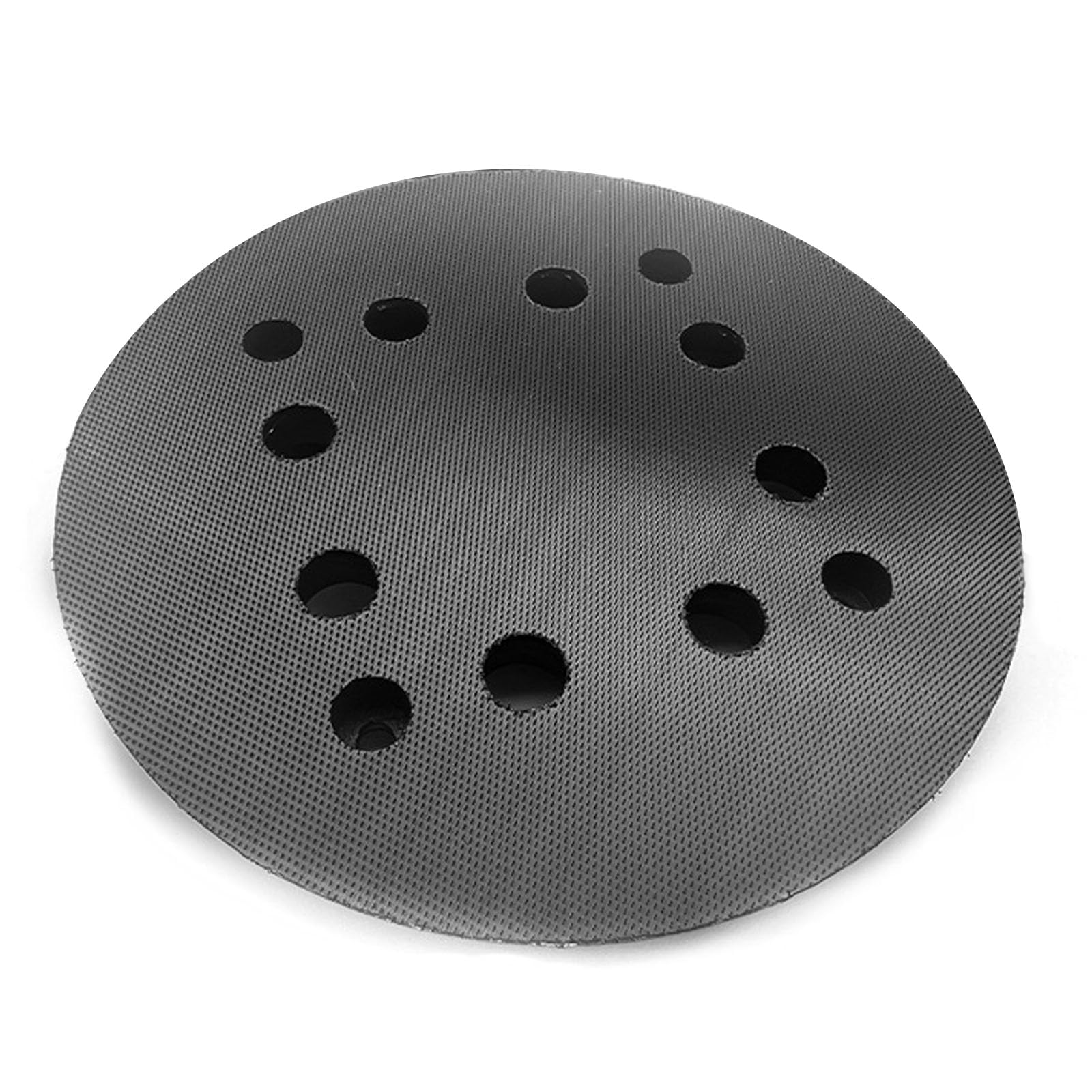 NIYATA 2 discos de lijado de repuesto para Bosch PEX 270 A/AE, poliuretano, fino, negro, compatible con lijadora orbital Bosch, 125 mm, 8 tornillos y 1 destornillador