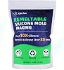 JDiction Remeltable Silicone Mold Making Kit, 14OZ Silicone Rubber Heat-to-Use with No Mixing, Reuse 35X, Perfect for Small Crafts Ideas