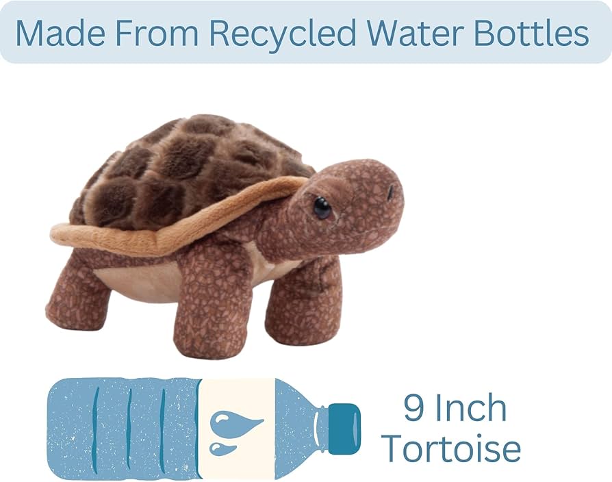 Amazon.com: The Petting Zoo Tortoise Stuffed Animal Plushie