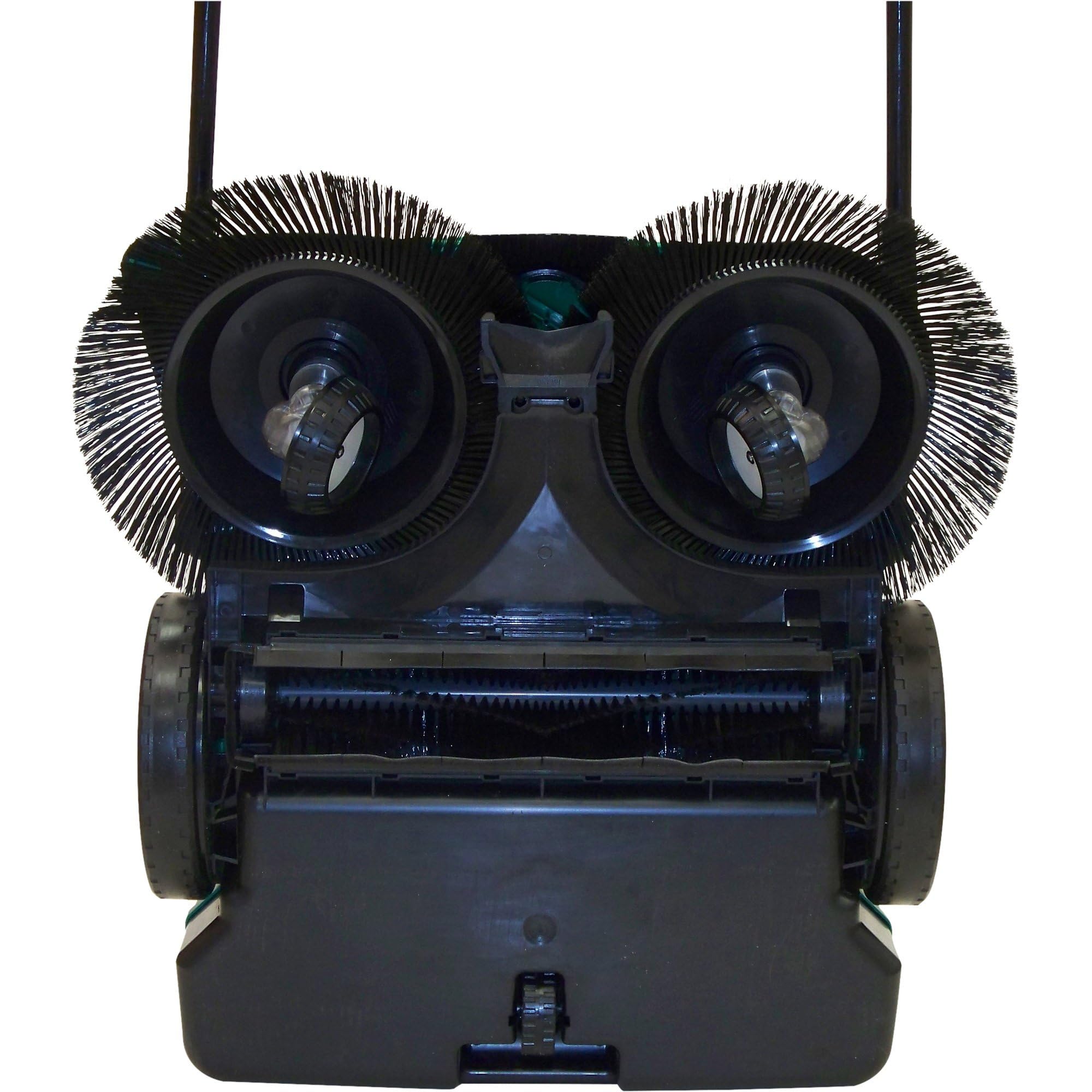 BISSELL BigGreen Commercial BG697 Battery Powered Triple Brush Push Power Sweeper, 13.2 gal Debris Container, 42