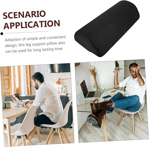 Miniatura 8 de Almohada de apoyo para las piernas para dormir, cómoda almohada semirenrollable para reposapiés desmontable para personas que duermen de lado