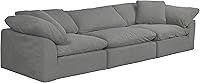 Vista 1 de Sunset Trading Cloud Puff - Sofá modular de 3 piezas, color gris