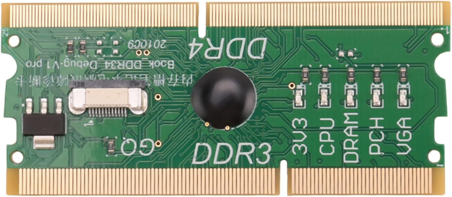 Laptop/Desktop Motherboard Memory Slot DDR3/DDR4 Diagnostic Analyzer Computer Diagnostic Card Notebook for DDR3/4 Repair