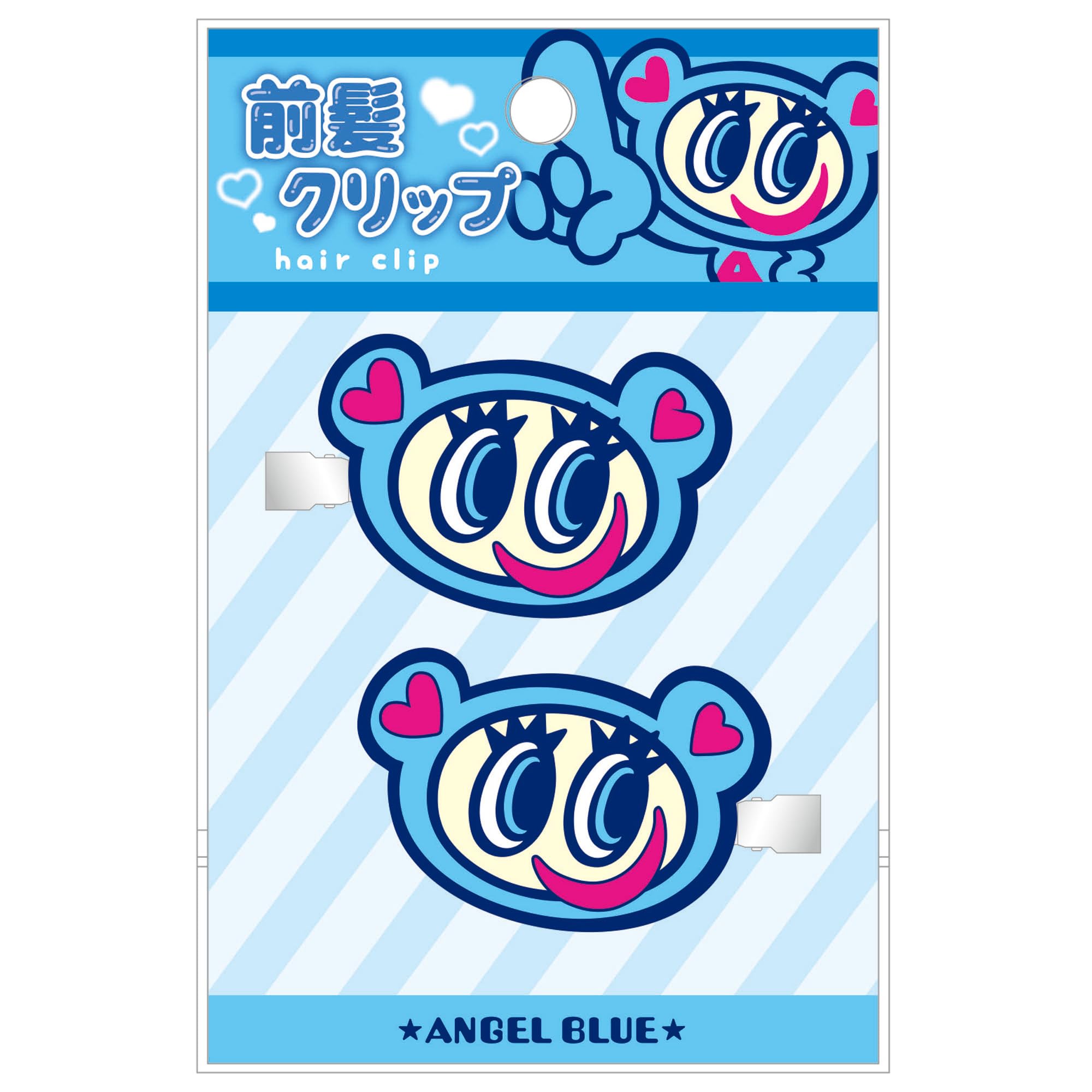 Amazon.co.jp: エンジェルブルー 前髪クリップ ナカムラくん ヘア