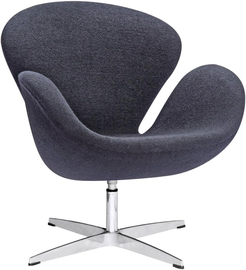 Modern Eternity Swan Chair - Black