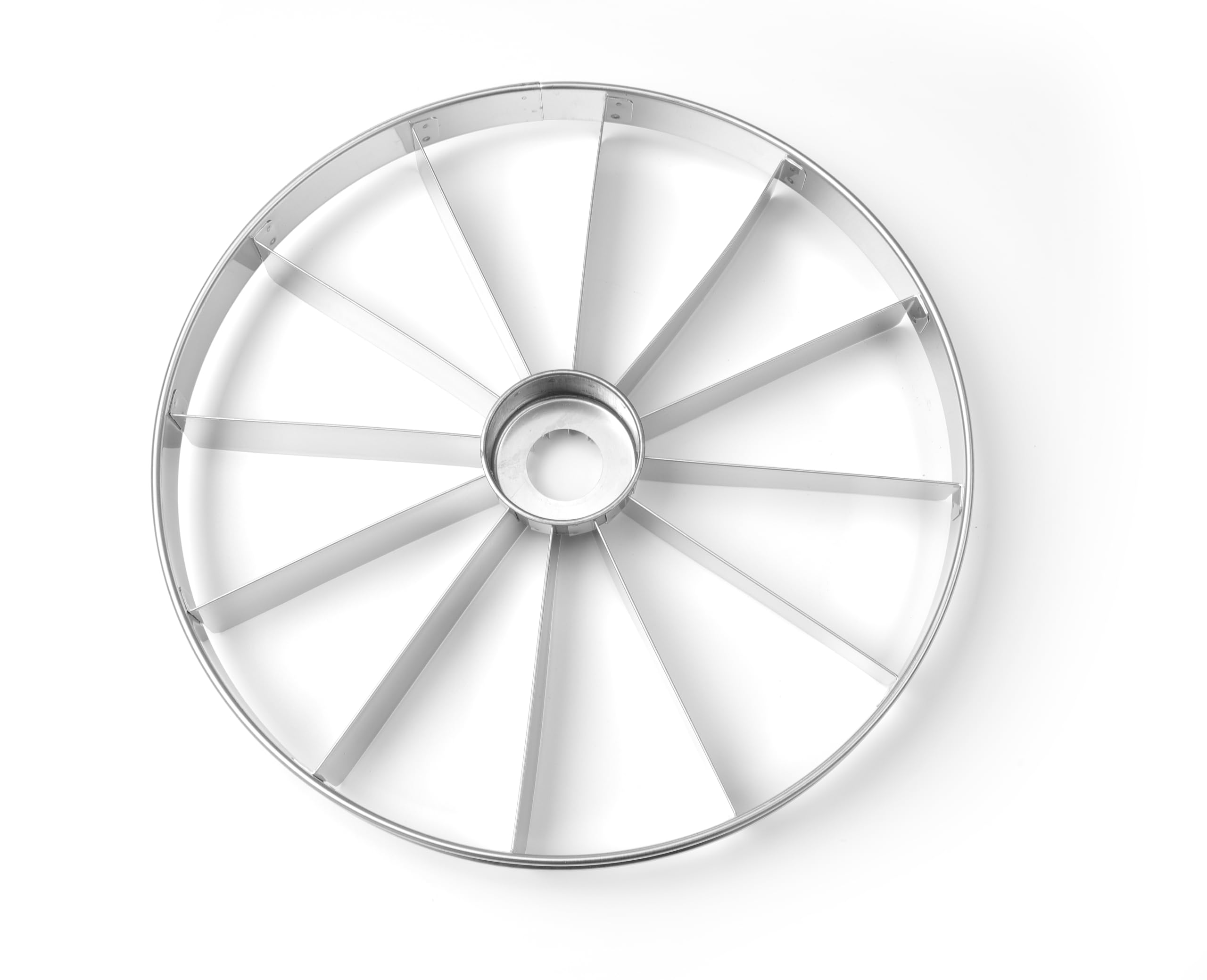 HENDI Tagliatorte rotondo – Marcatore/divisore professionale per 12 porzioni – Strumento da pasticceria – Ø320x(H)40 mm – Acciaio inox