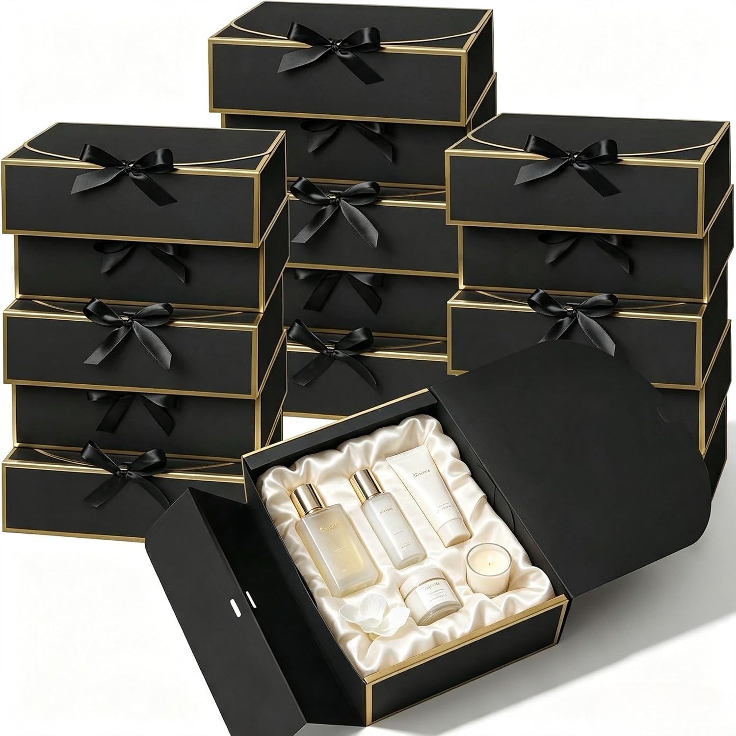 YJALOUR Elegant Magnetic Gift Box for Wedding Birthday Holiday 15 pc